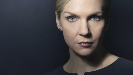 HD PC desktop wallpaper featuring a close-up portrait of a serious woman from the TV show Better Call Saul.