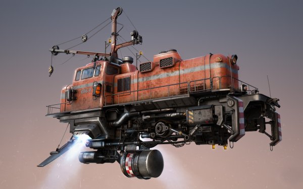 Sci Fi Vehicle Train HD Wallpaper | Background Image