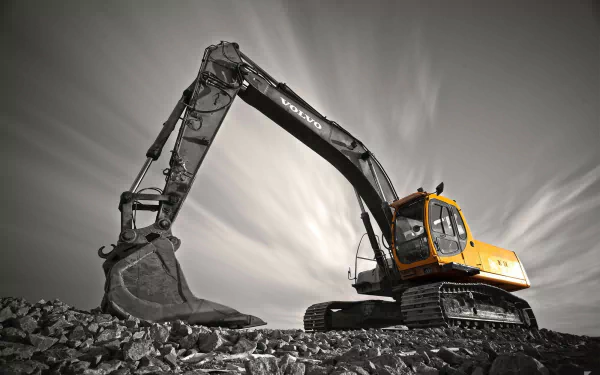 Download Excavator HD Wallpaper