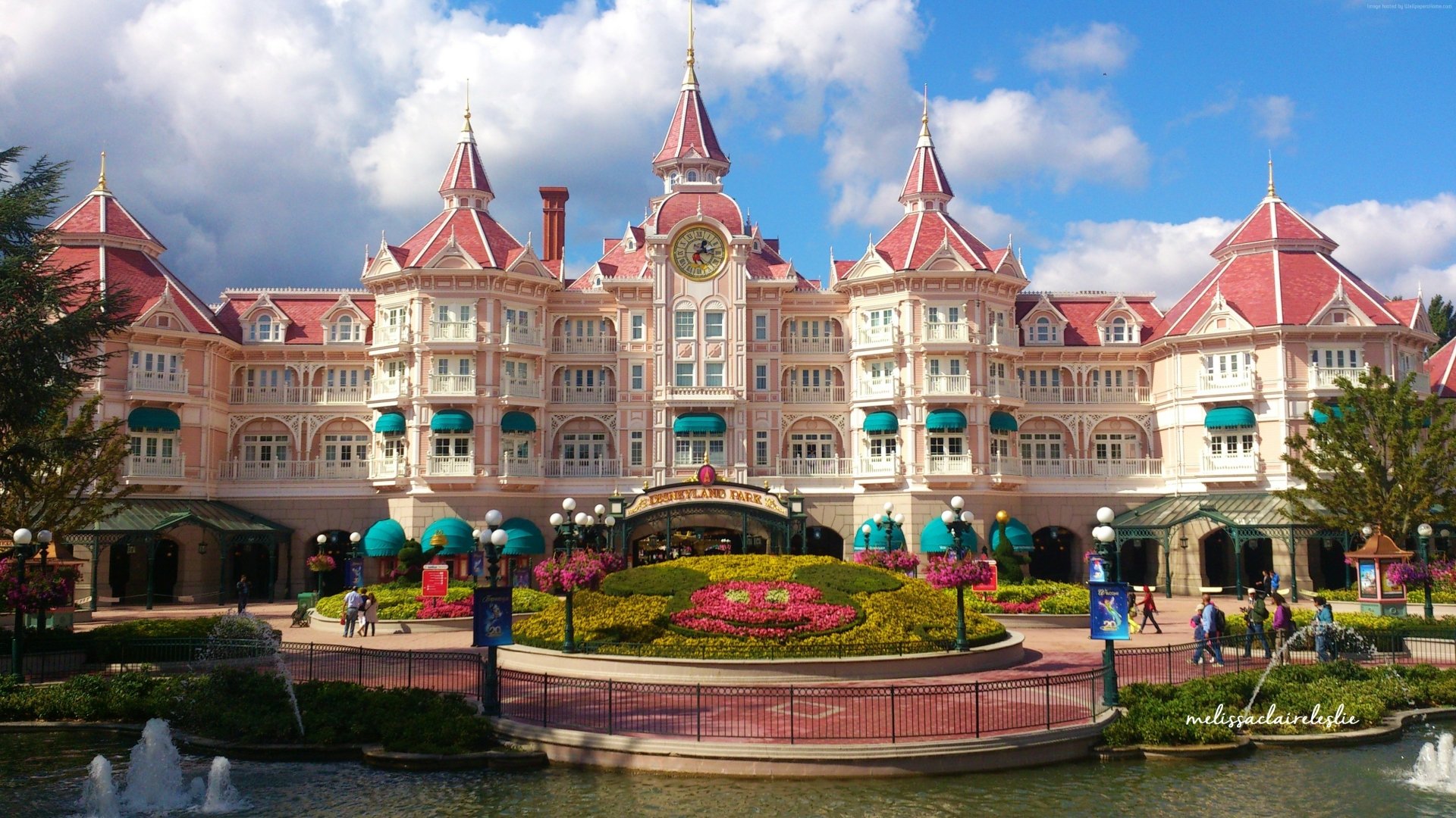 HD wallpaper: Disney Land castle photography, disneyland paris, france,  leisure park