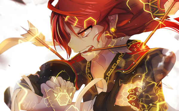 Anime Pixiv Fantasia T Red Hair Pixiv Fantasia HD Wallpaper | Background Image