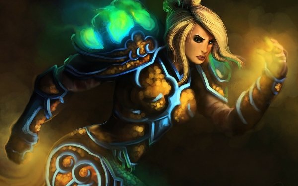 Fantasy Women Warrior Woman Warrior Warrior Blonde Magic HD Wallpaper | Background Image