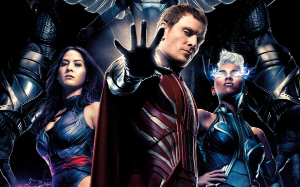 Erik Lehnsherr X-Men Magneto (Marvel Comics) Psylocke (Marvel Comics) Storm (Marvel Comics) movie X-Men: Apocalypse HD Desktop Wallpaper | Background Image