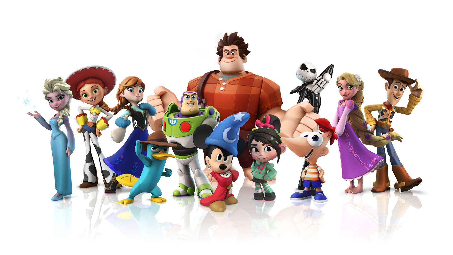 Disney Infinity cast figurines