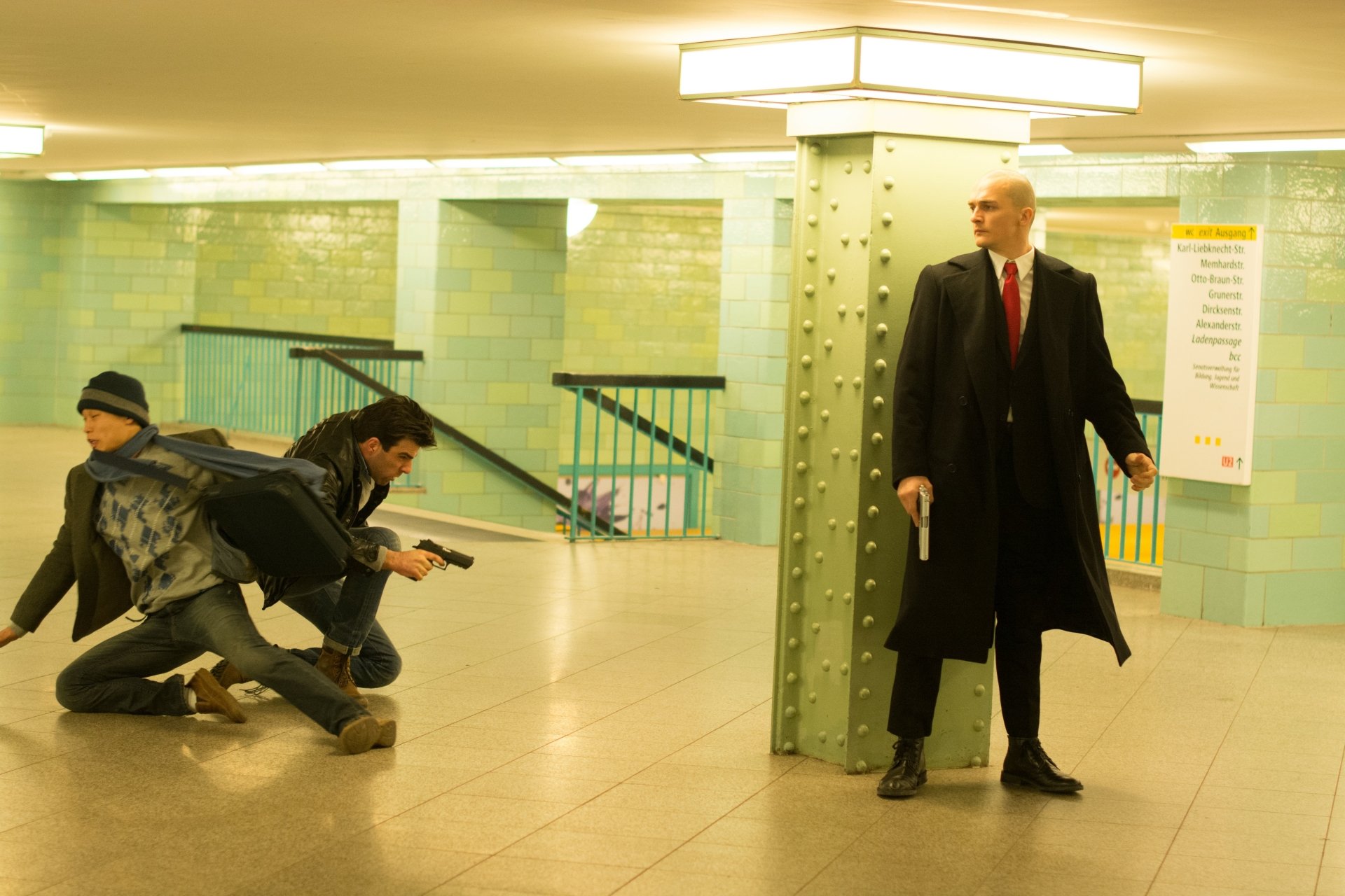 Download Agent 47 Rupert Friend John Smith Zachary Quinto Movie Hitman: Agent 47 4k Ultra HD Wallpaper