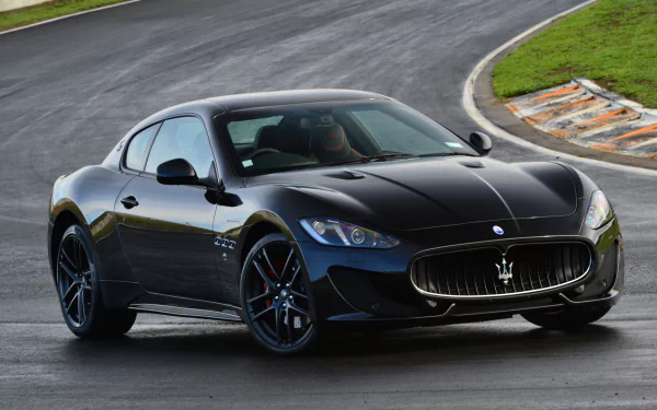 grand tourer Maserati GranTurismo MC Sportline car black car supercar Maserati vehicle Maserati GranTurismo HD Desktop Wallpaper | Background Image