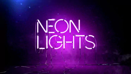  Purple neon