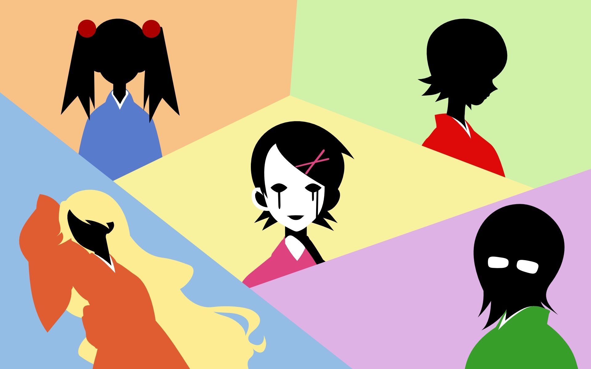 Download Kaere Kimura Harumi Fujiyoshi Kafuka Fuura Nami Hitou Meru Otonashi Anime Sayonara Zetsubou-Sensei HD Wallpaper