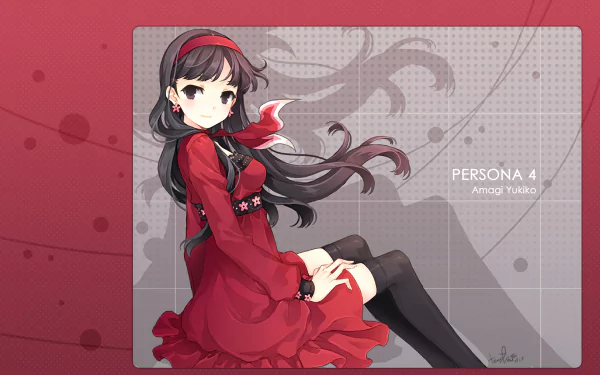 Yukiko Amagi video game Persona 4 HD Desktop Wallpaper | Background Image