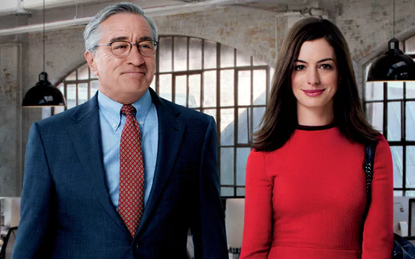 Robert De Niro Anne Hathaway movie The Intern HD Desktop Wallpaper | Background Image