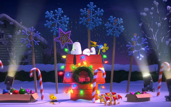 Christmas Snoopy movie The Peanuts Movie HD Desktop Wallpaper | Background Image
