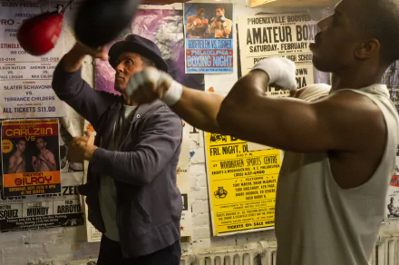 Sylvester Stallone Rocky Balboa Michael B. Jordan Adonis Creed movie Creed HD Desktop Wallpaper | Background Image