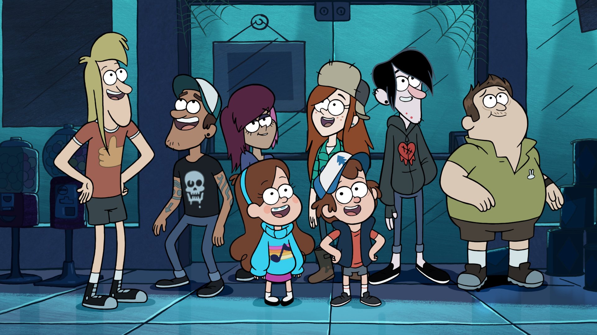 Gravity Falls Crew HD Wallpaper