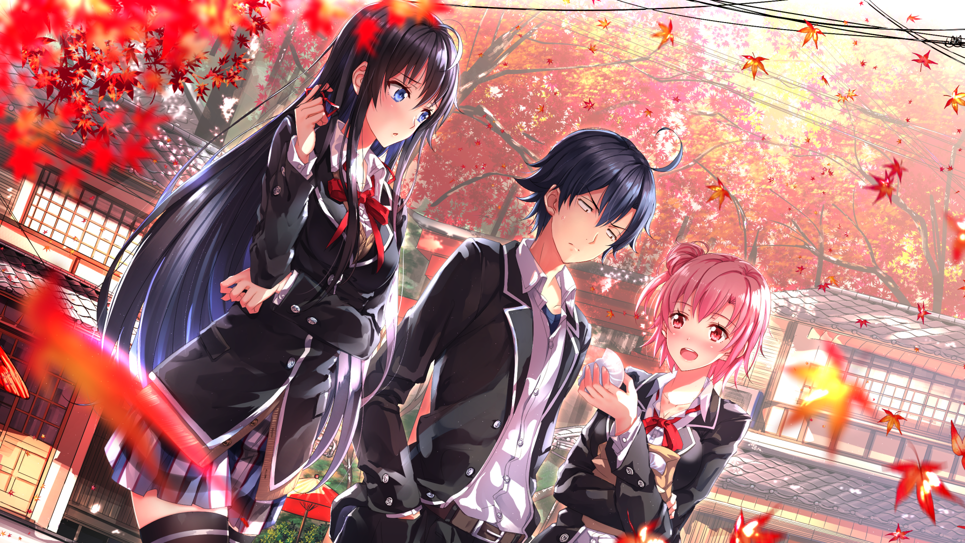 Anime My Teen Romantic Comedy SNAFU 8k Ultra HD Wallpaper by Mark Raquepo