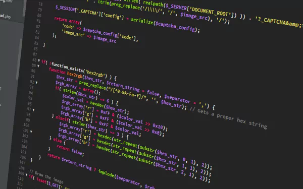  Web Developer Coding on screen