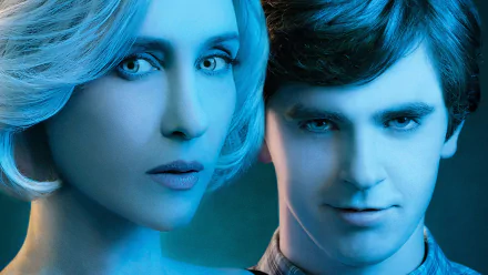 Vera Farmiga Freddie Highmore TV Show Bates Motel HD Desktop Wallpaper | Background Image