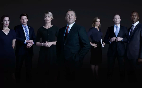 Robin Wright Kevin Spacey TV Show House Of Cards HD Desktop Wallpaper | Background Image