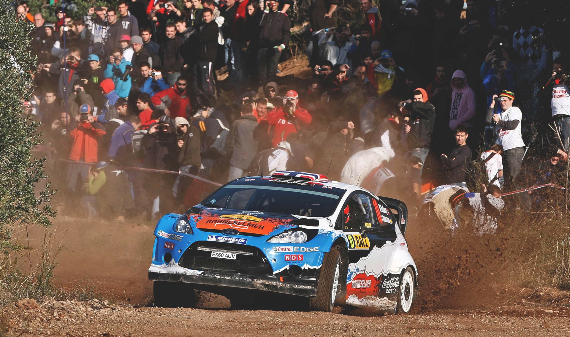 Download Ford Fiesta Ford Race Car Race Rallying Sports HD Wallpaper