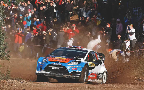 Ford Fiesta Ford race car race rallying Sports HD Desktop Wallpaper | Background Image