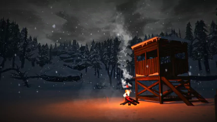 snow bonfire video game The Long Dark HD Desktop Wallpaper | Background Image
