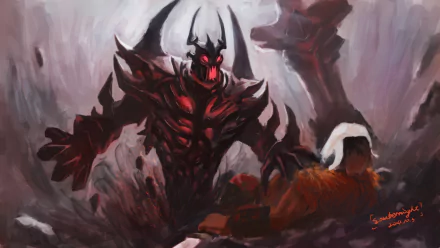 Shadow Fiend (DotA 2) video game DotA 2 HD Desktop Wallpaper | Background Image