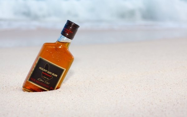 Food Alcohol Rum Drink Sand Simple HD Wallpaper | Background Image