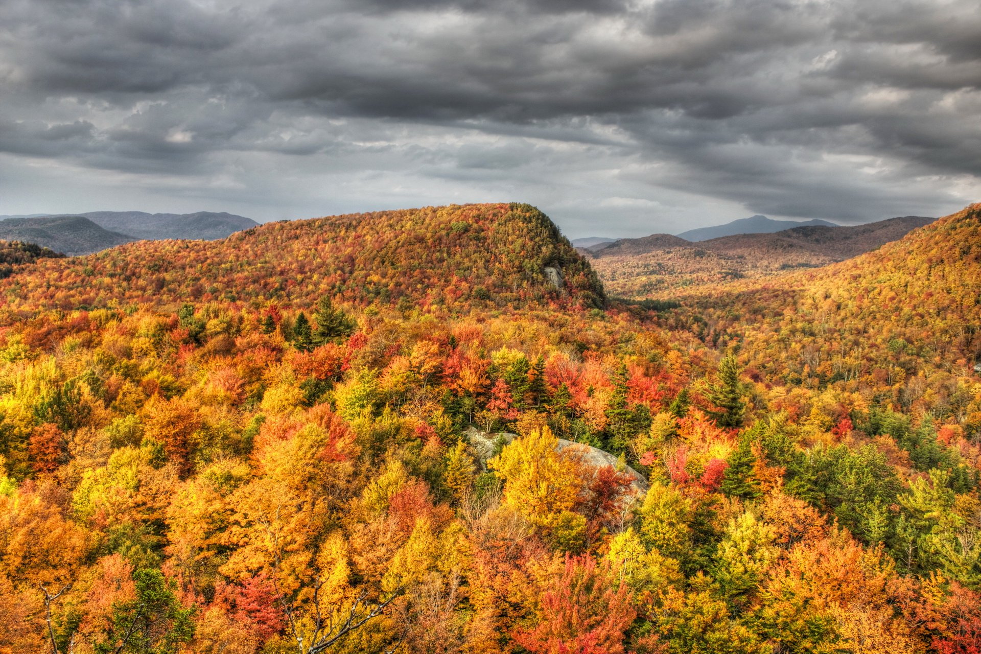 Download HDR Mountain Fall Tree Nature Forest HD Wallpaper | 1920x1280 ...
