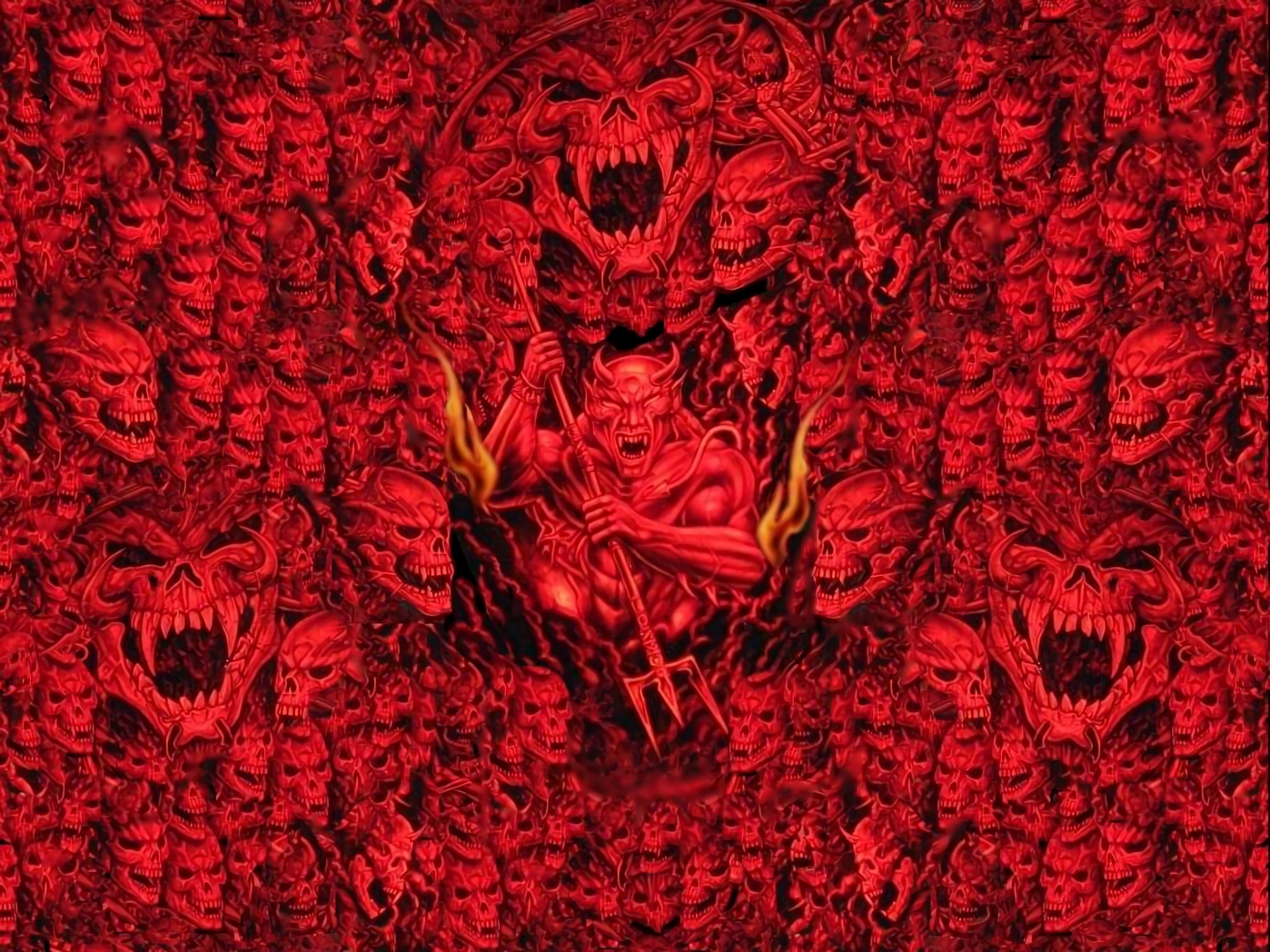 Red Devils and Skulls HD Wallpaper | Background Image | 2048x1536 | ID