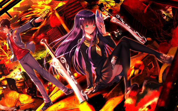 Anime Twin Star Exorcists Benio Adashino Rokuro Enmadou Sousei no Onmyouji HD Wallpaper | Background Image