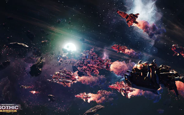 HD Battlefleet Gothic: Armada Space Warfare Wallpaper