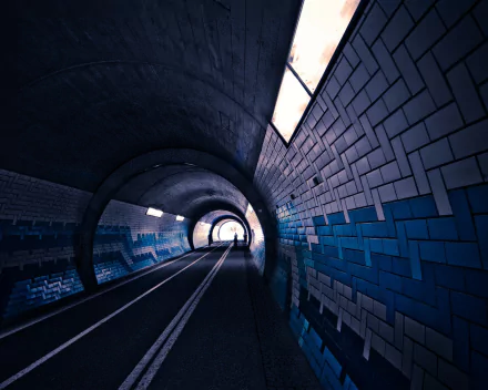 man made tunnel HD Desktop Wallpaper | Background Image