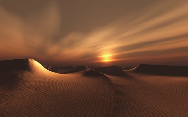 Earth Desert Landscape Dune Sand Horizon HD Wallpaper | Background Image
