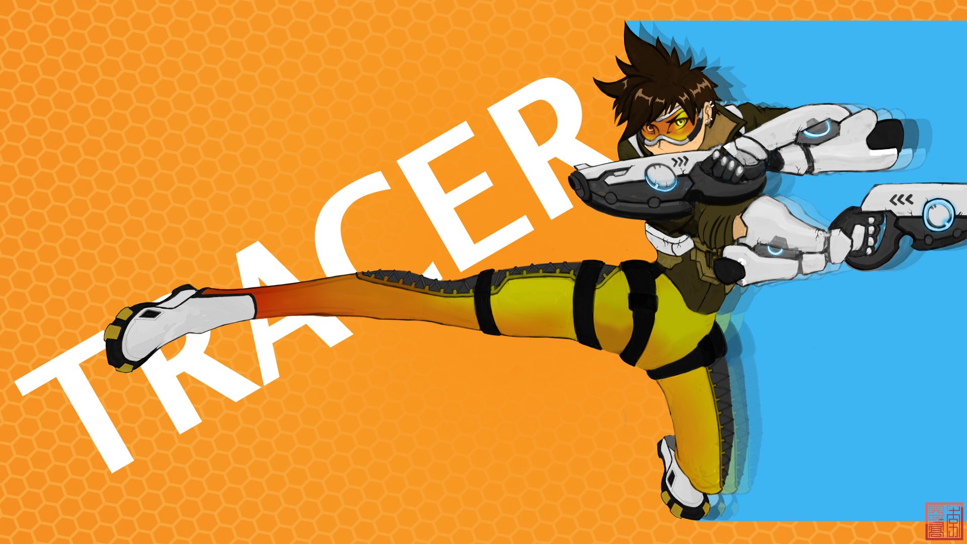 Download Tracer (Overwatch) Video Game Overwatch 4k Ultra HD Wallpaper by Crimson-Seal