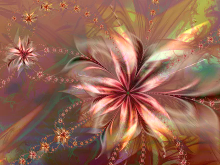  Abstract flower by titiavanbeugen