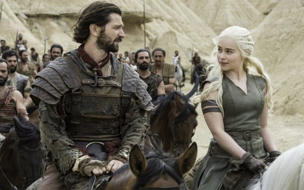 TV Show Game Of Thrones A Song of Ice and Fire Daenerys Targaryen Emilia Clarke Daario Naharis Michiel Huisman HD Wallpaper | Background Image