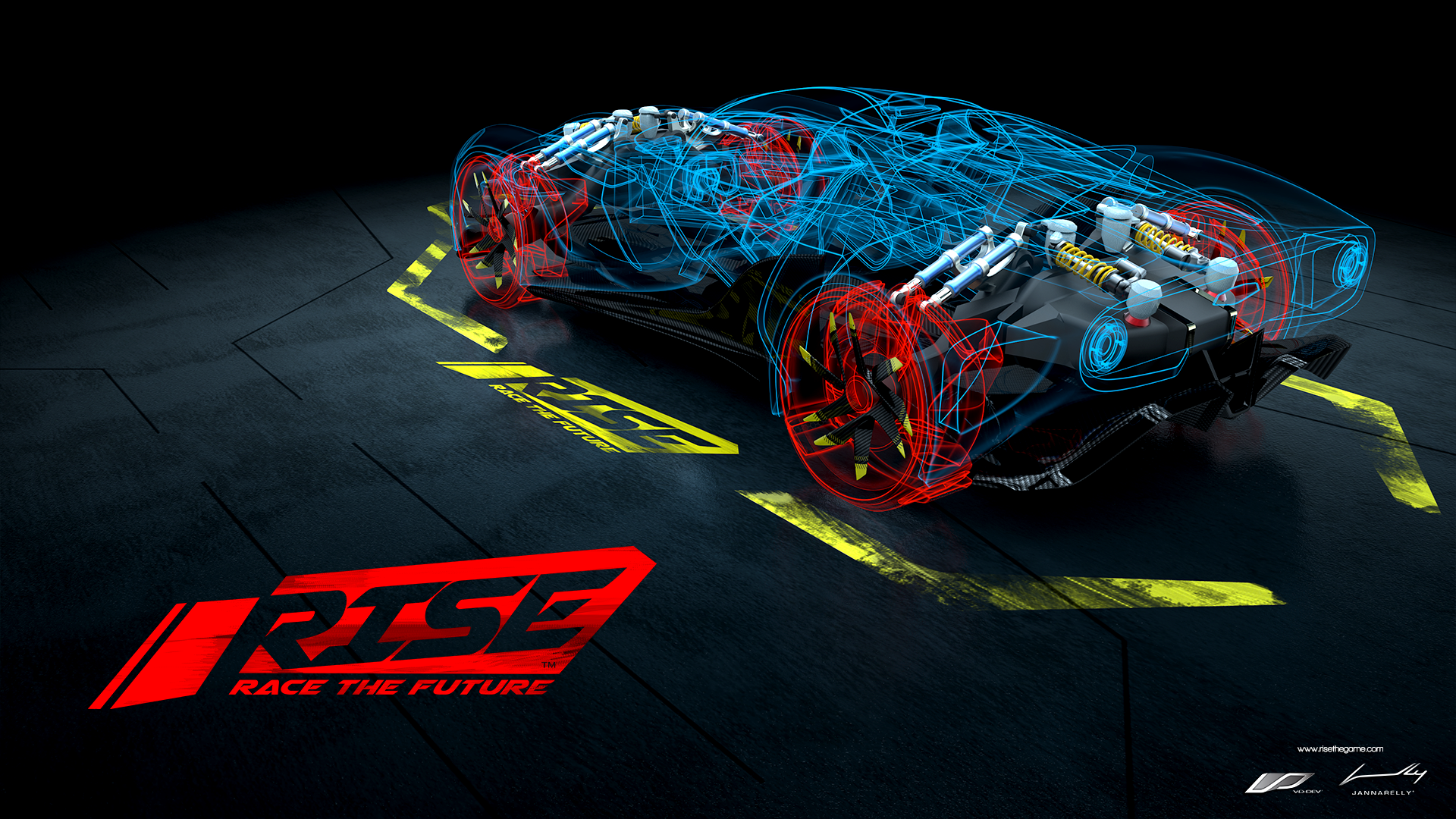 Download car video game rise race the future hd wallpaper