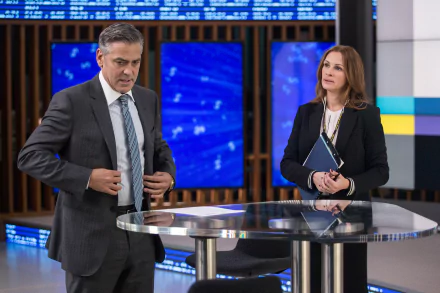 George Clooney Julia Roberts movie Money Monster HD Desktop Wallpaper | Background Image