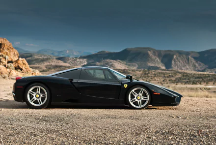 car supercar black car Ferrari vehicle Ferrari Enzo HD Desktop Wallpaper | Background Image