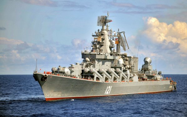 Military Russian cruiser Moskva Warships Russian Navy Cruiser Warship HD Wallpaper | Background Image