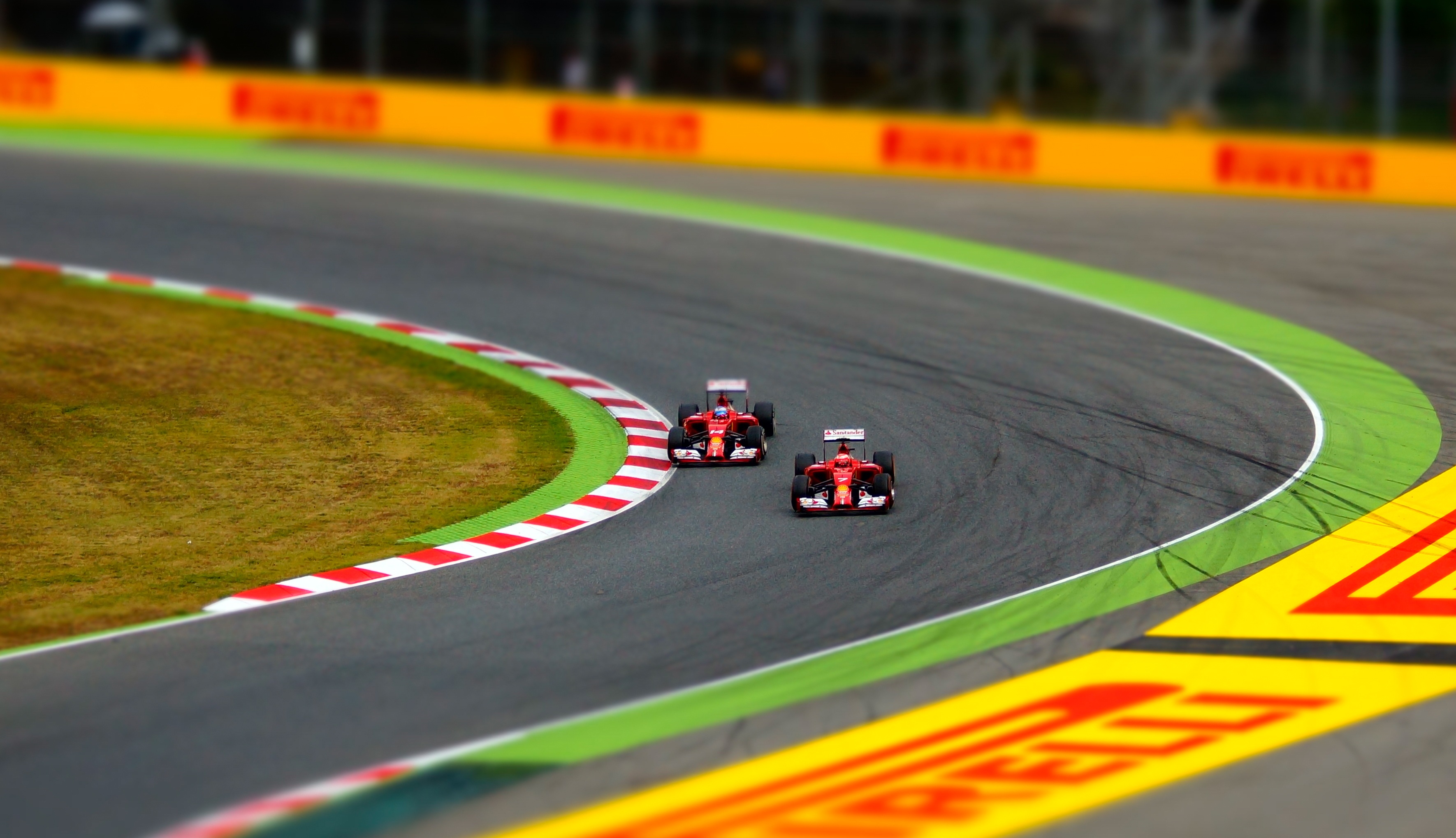 Formula 1 racing at  Barcelona by schuger
