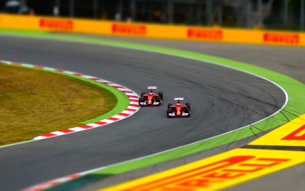  Formula 1 racing at Barcelona by schuger