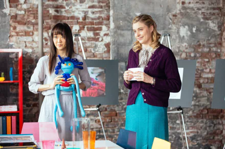 Greta Gerwig Sue Jean Kim movie Maggie's Plan HD Desktop Wallpaper | Background Image