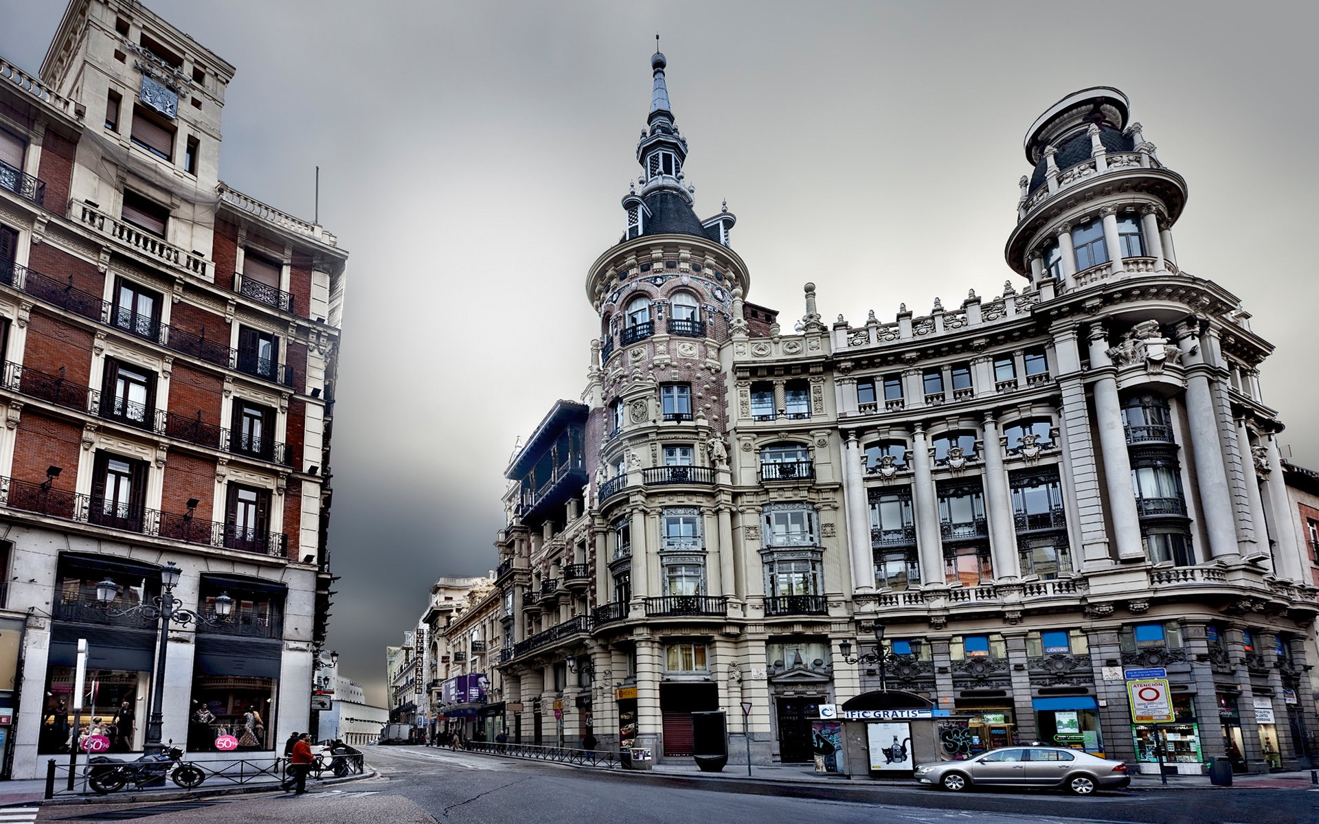 Download Architecture Building City Spain Man Made Madrid HD Wallpaper