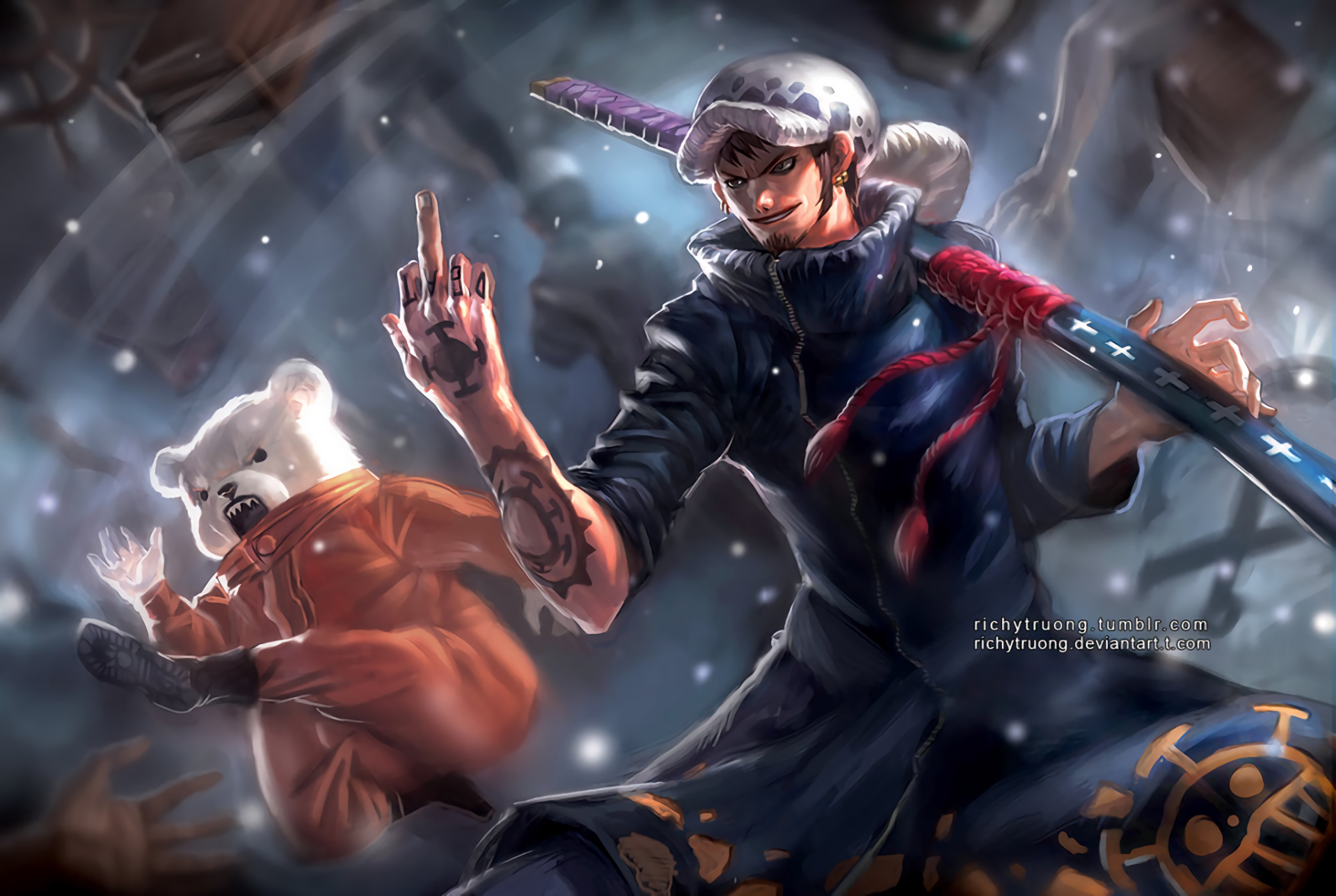 158 Trafalgar Law Hd Wallpapers Background Images Wallpaper Abyss