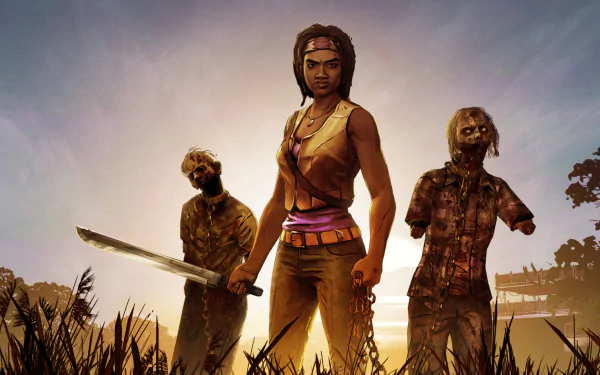 video game The Walking Dead: Michonne HD Desktop Wallpaper | Background Image