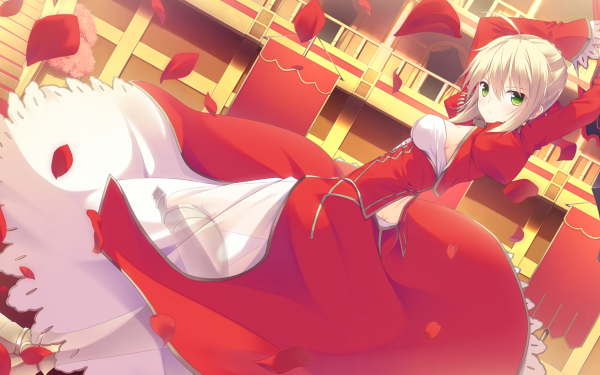 Anime Fate/Extra Fate Series Red Saber HD Wallpaper | Background Image