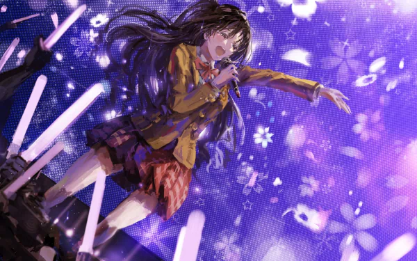Uzuki Shimamura Anime The iDOLM@STER Cinderella Girls HD Desktop Wallpaper | Background Image