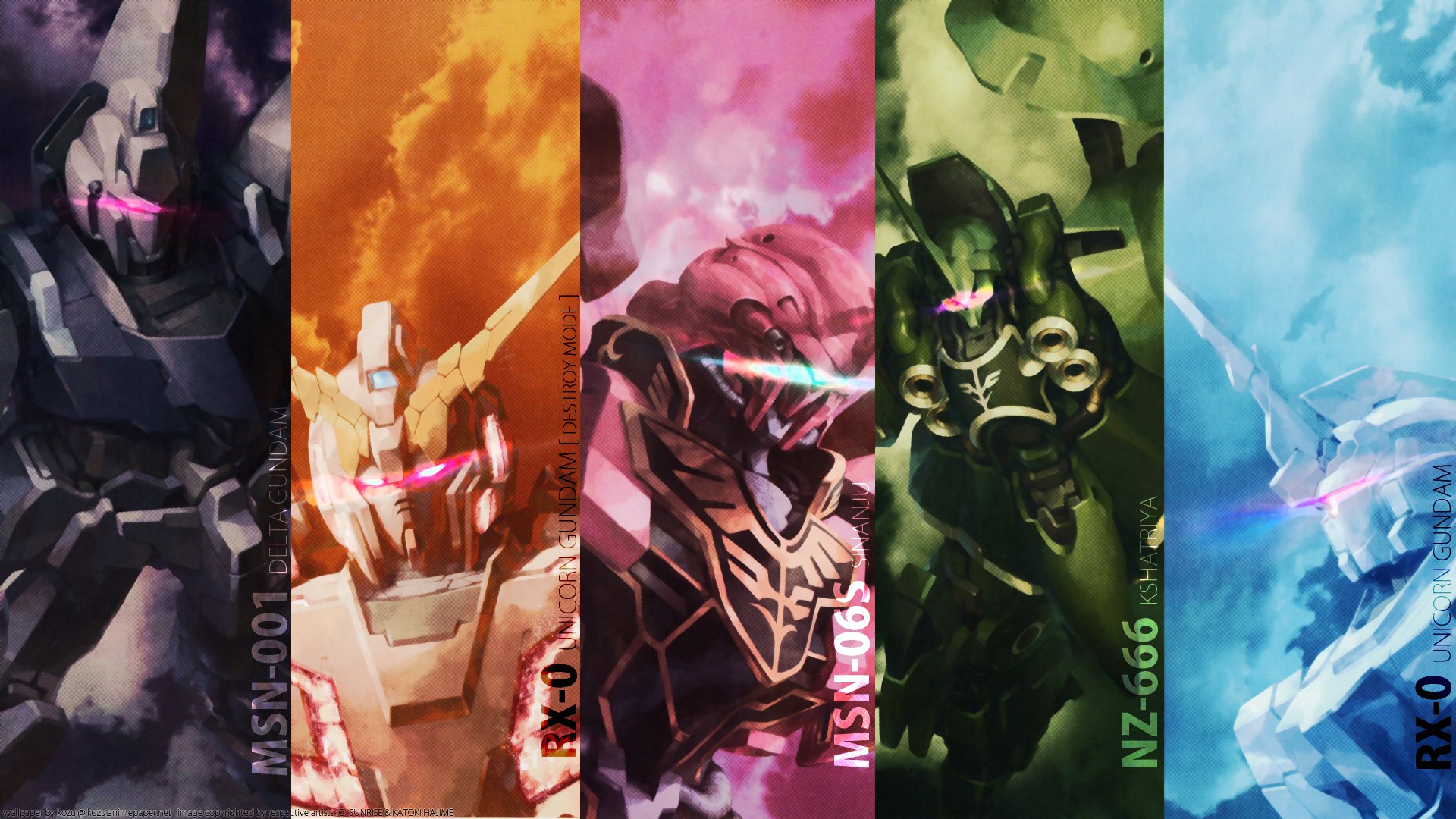 Mobile Suit Gundam Unicorn Wallpaper 19x1080