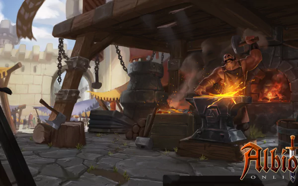 video game Albion Online HD Desktop Wallpaper | Background Image