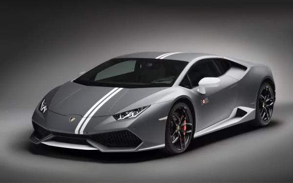car silver car supercar Lamborghini Lamborghini Huracan LP 610-4 vehicle Lamborghini Huracan HD Desktop Wallpaper | Background Image